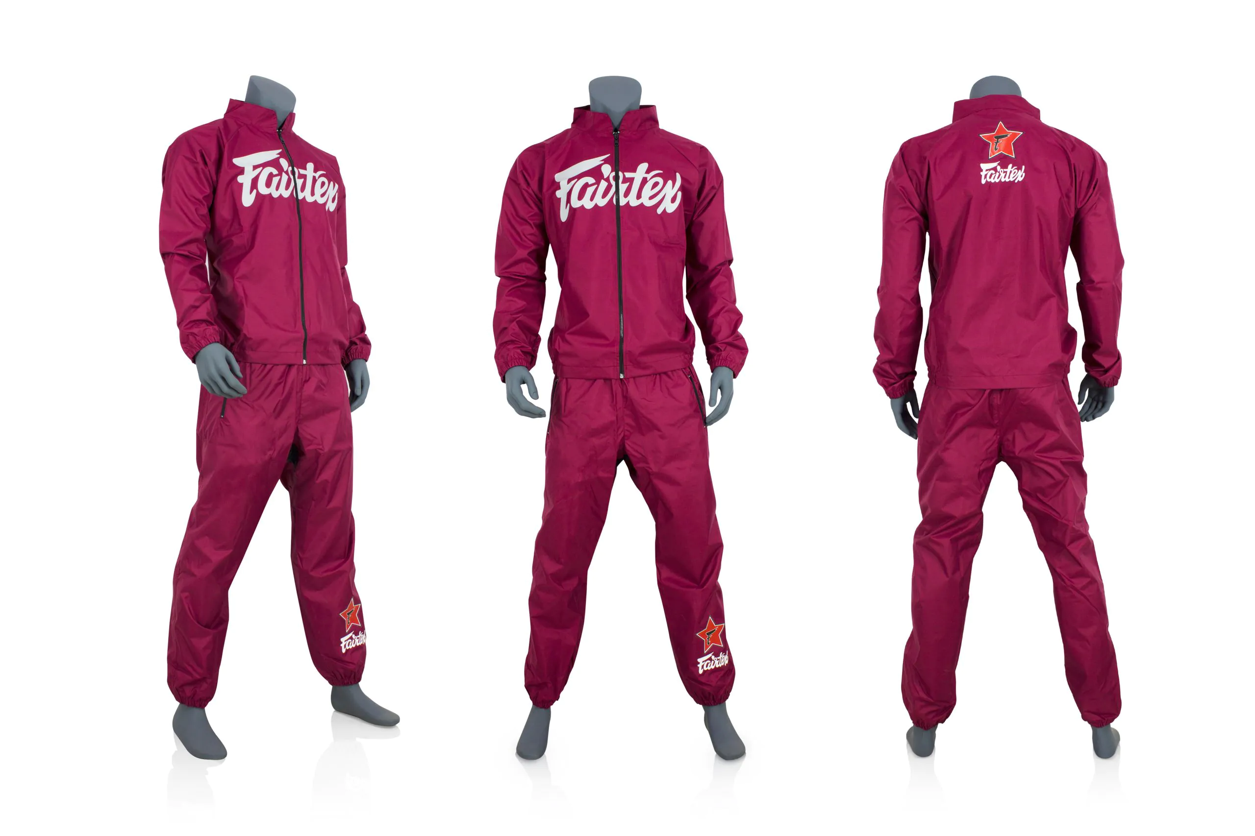 Fairtex-VS2 Sweat Suit Fairtex Sweat Suit-Red