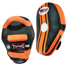 Twins KPL-11 Kicking Pads-Black Orange