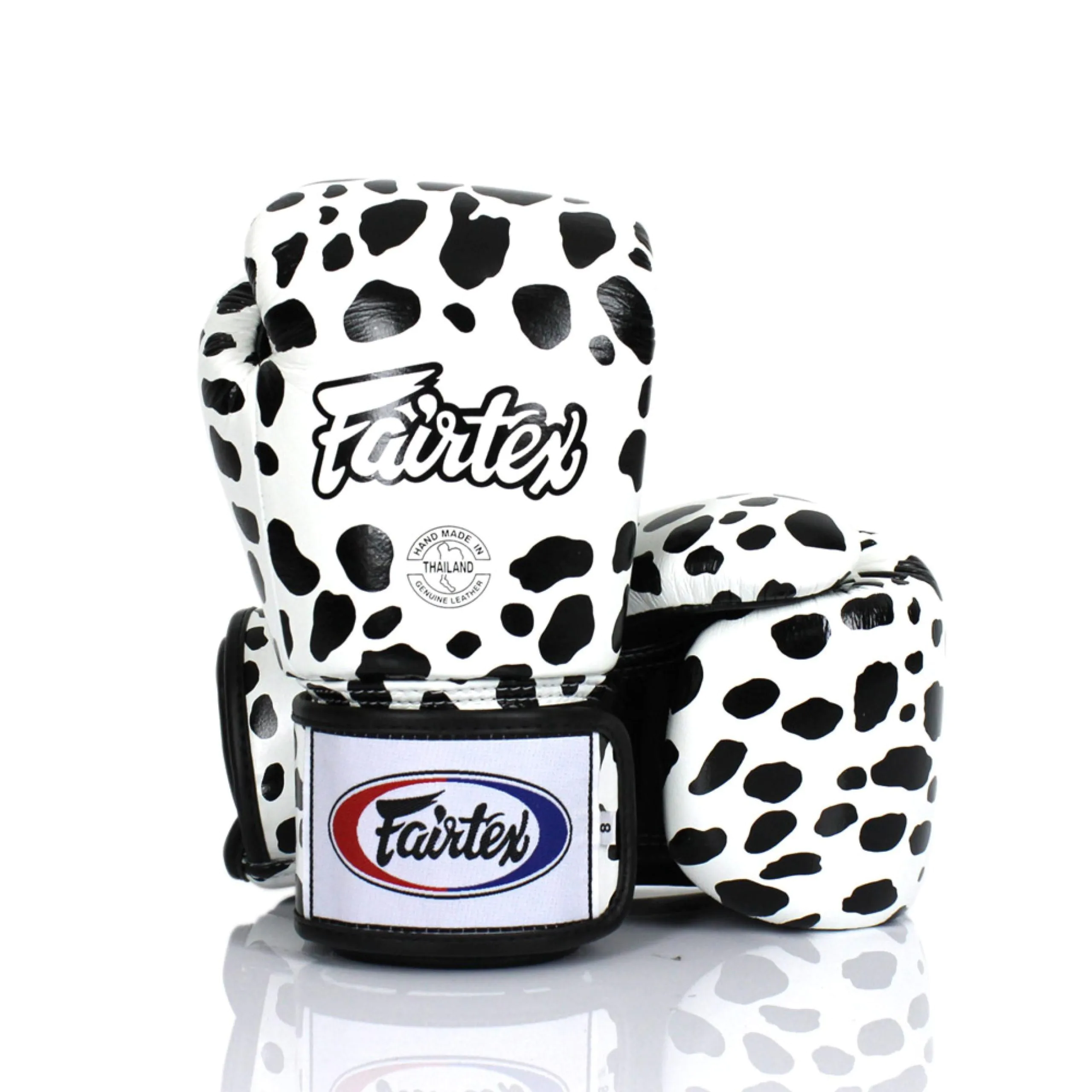 Fairtex BGV1 White Dalmatian Boxing Gloves Fairtex BGV1 Fancy Boxing Gloves White Dalmatian