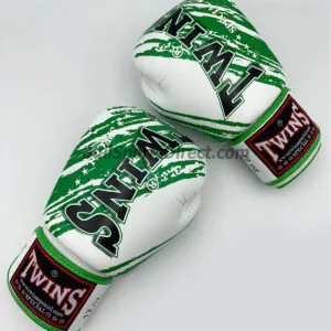 Twins Boxing Gloves FBGV-TW2 White Green