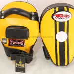 Twins KPL-11 Kicking Pads – Curve Twins-KPL-11 Black Yellow