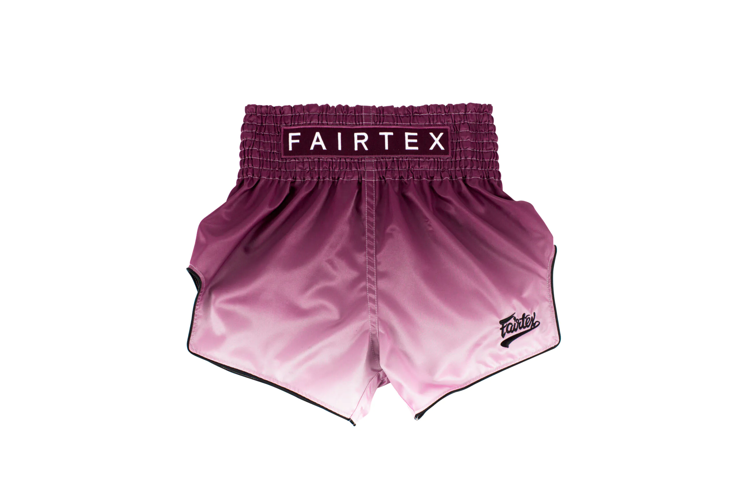 Fairtex-BS1904 (1) Fairtex Slim Cut Shorts-Maroon Fade