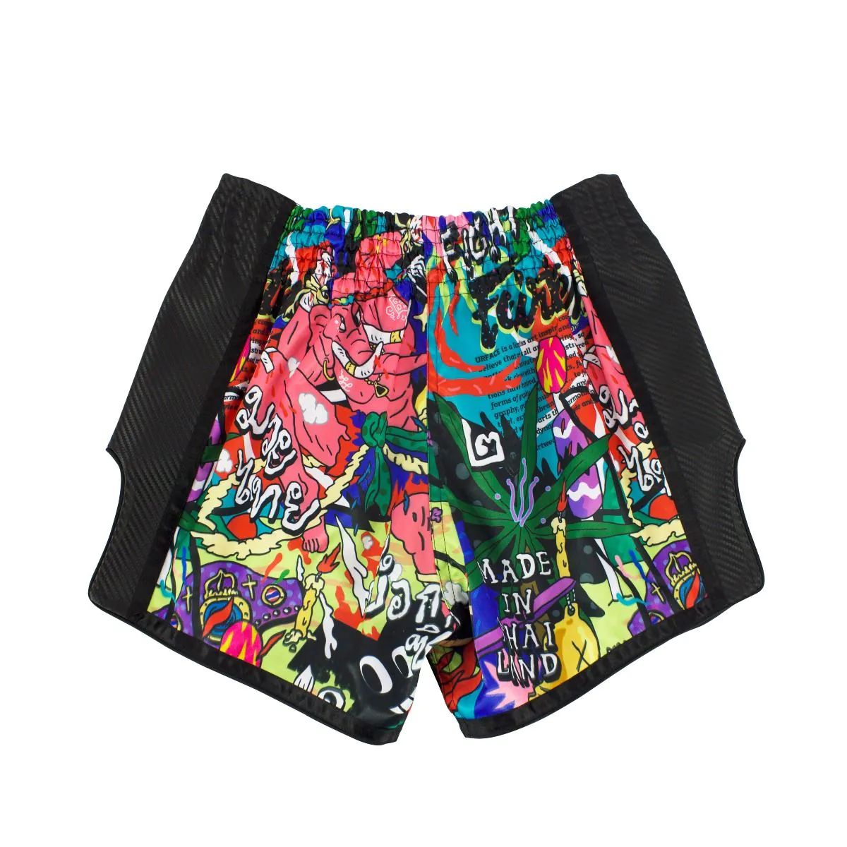 URFACE Fairtex Boxing Shorts - Back Fairtex URFACE Thai Boxing Shorts