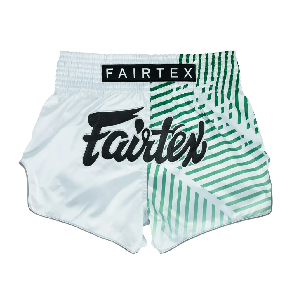 Fairtex Slim Cut Shorts BS1923 Racer White