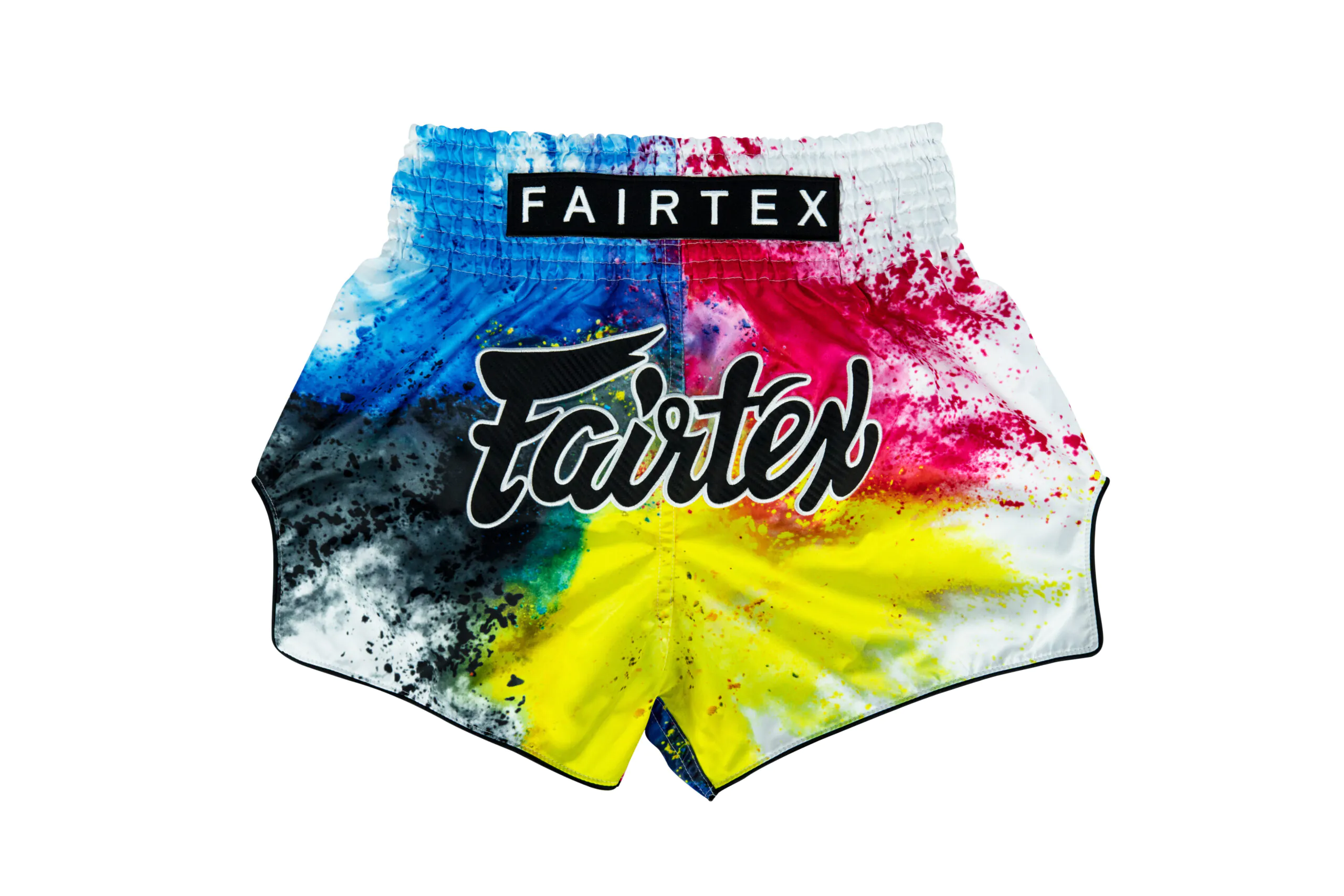 Fairtex Slim Cut Shorts BS1937 Acid Jazz White