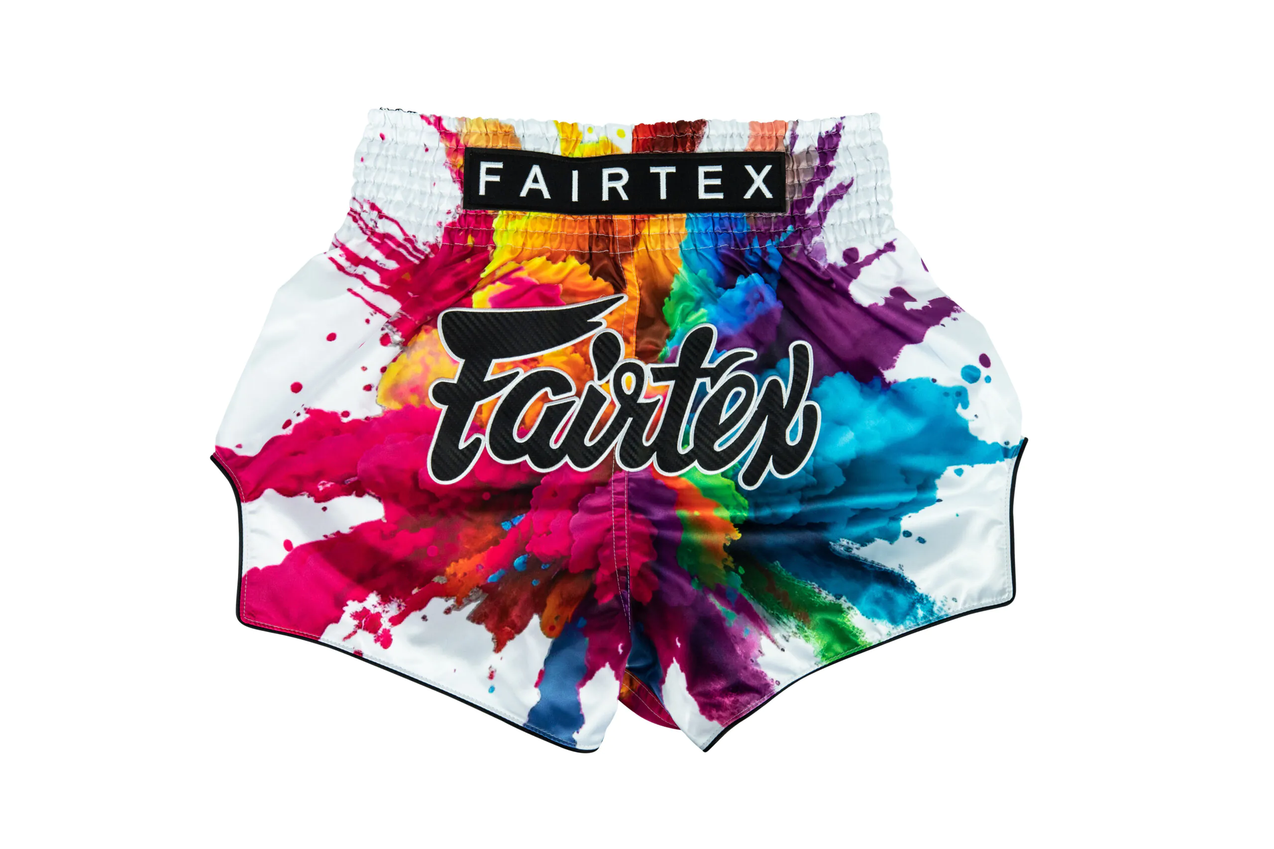 Fairtex Slim Cut Shorts BS1939 Funky Soul White
